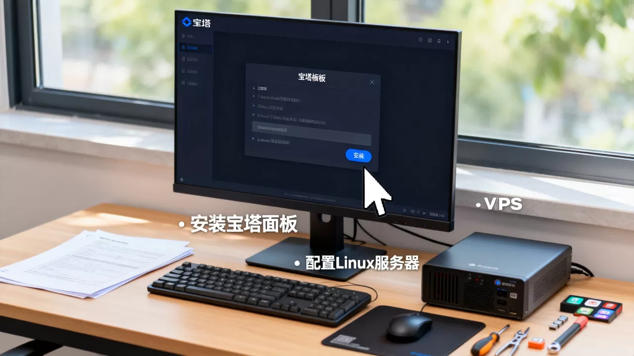 搬瓦工KVM VPS怎么安装宝塔面板？如何配置Linux服务器