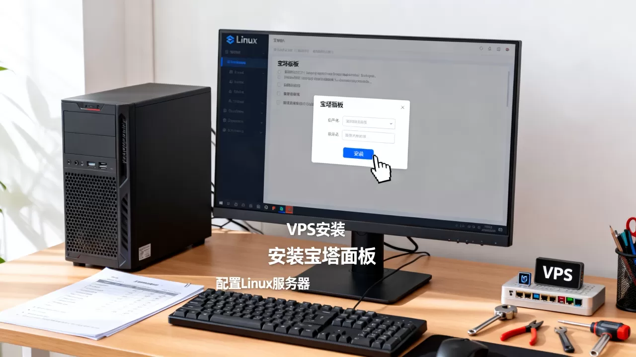 搬瓦工KVM VPS怎么安装宝塔面板？如何配置Linux服务器