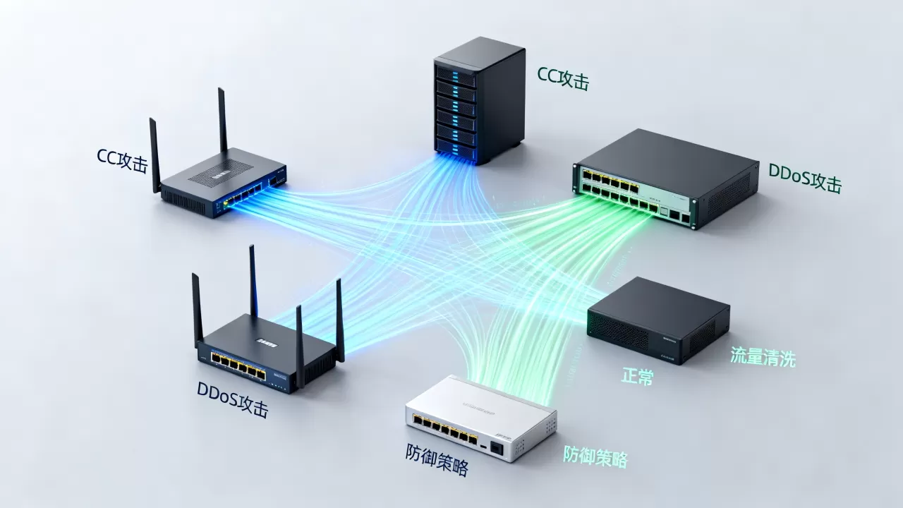 CC攻击和DDoS攻击有什么区别？如何有效防御CC攻击