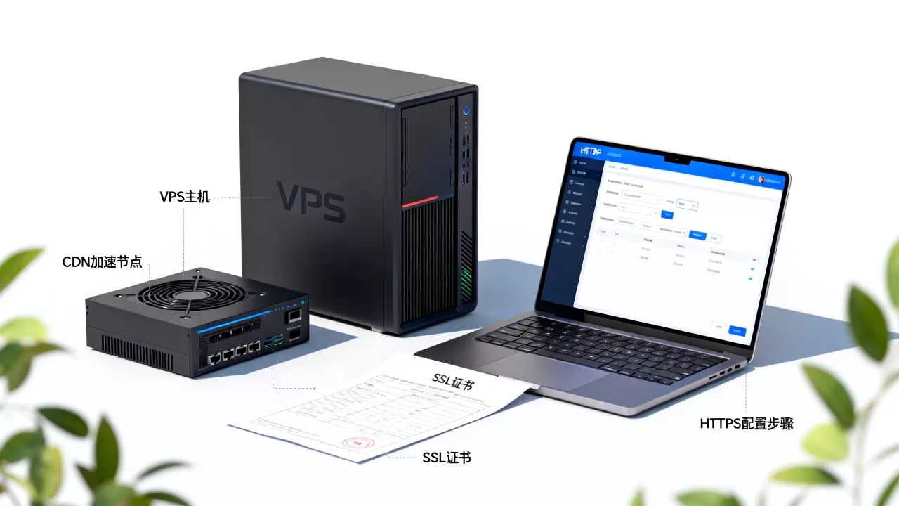 美国VPS建站CDN加速HTTPS怎么配？如何配置SSL证书