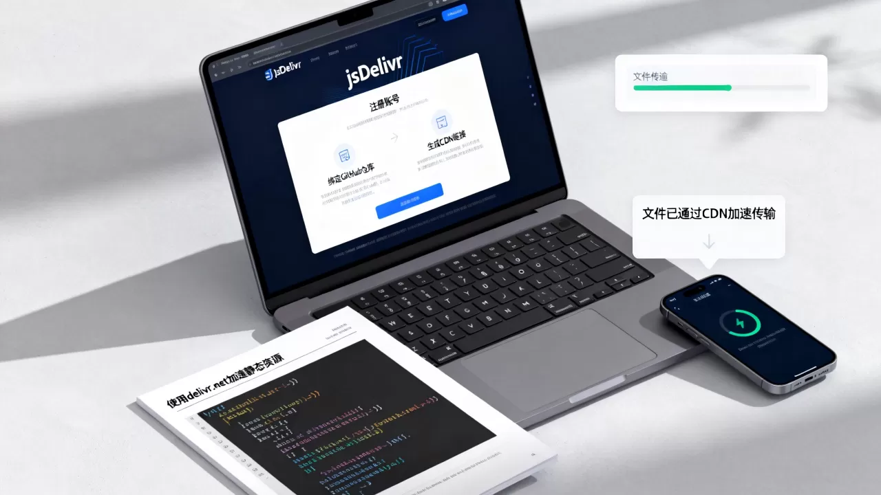 如何利用jsDelivr免费cdn？jsdelivr免费cdn怎么注册使用