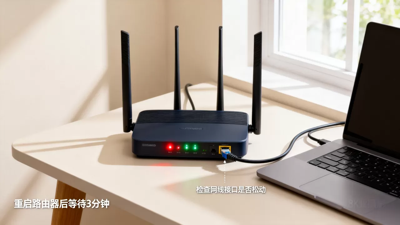 电脑路由器没网络连接不上怎么办啊？路由器重启后仍无法上网