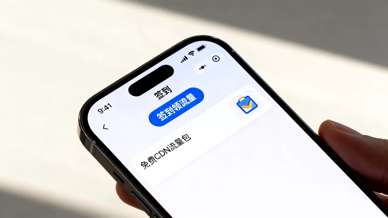 签到送流量CDN真的免费吗?如何领取免费CDN流量包 签到送流量CDN真的免费吗?如何领取免费CDN流量包