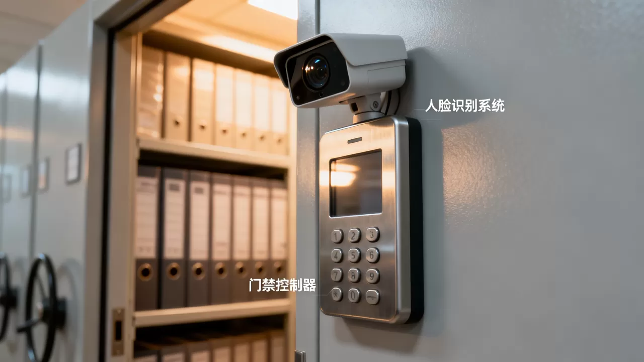 共青城档案库房为何采用人脸识别系统？门禁系统多少钱一套
