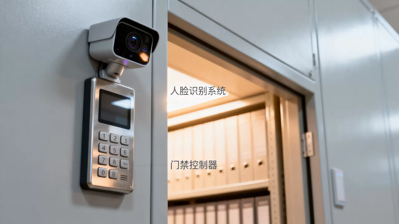 共青城档案库房为何采用人脸识别系统？门禁系统多少钱一套