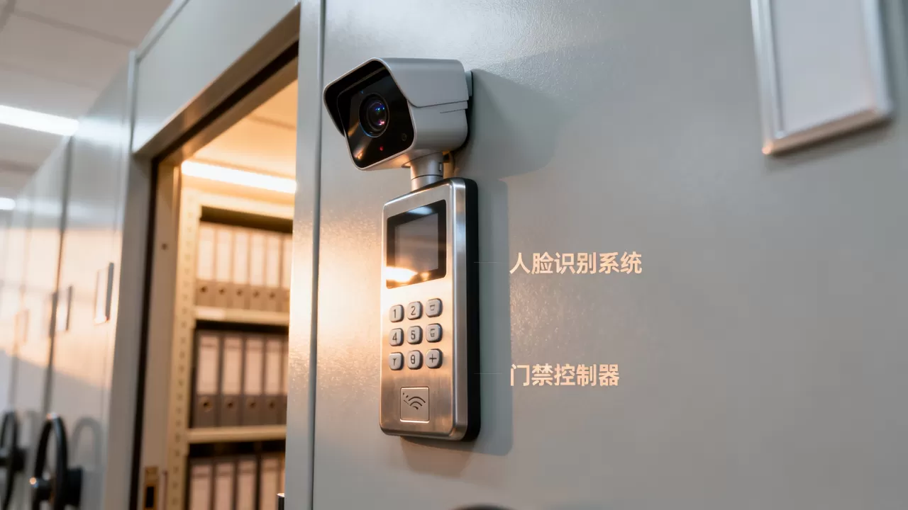共青城档案库房为何采用人脸识别系统？门禁系统多少钱一套