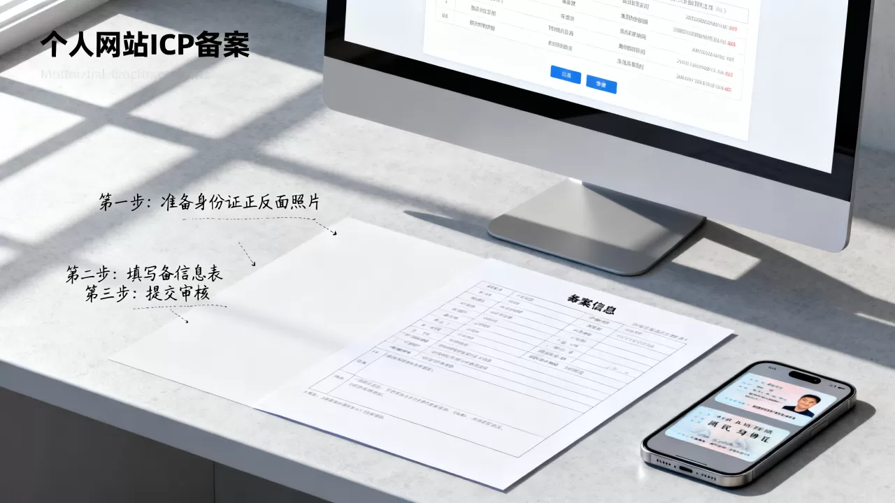 个人主体备案怎么办理？个人网站ICP备案流程