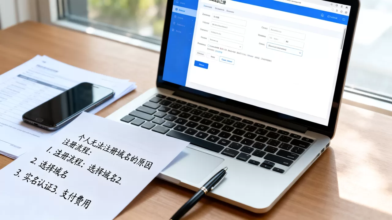 个人为什么不能申请注册域名？个人如何注册域名