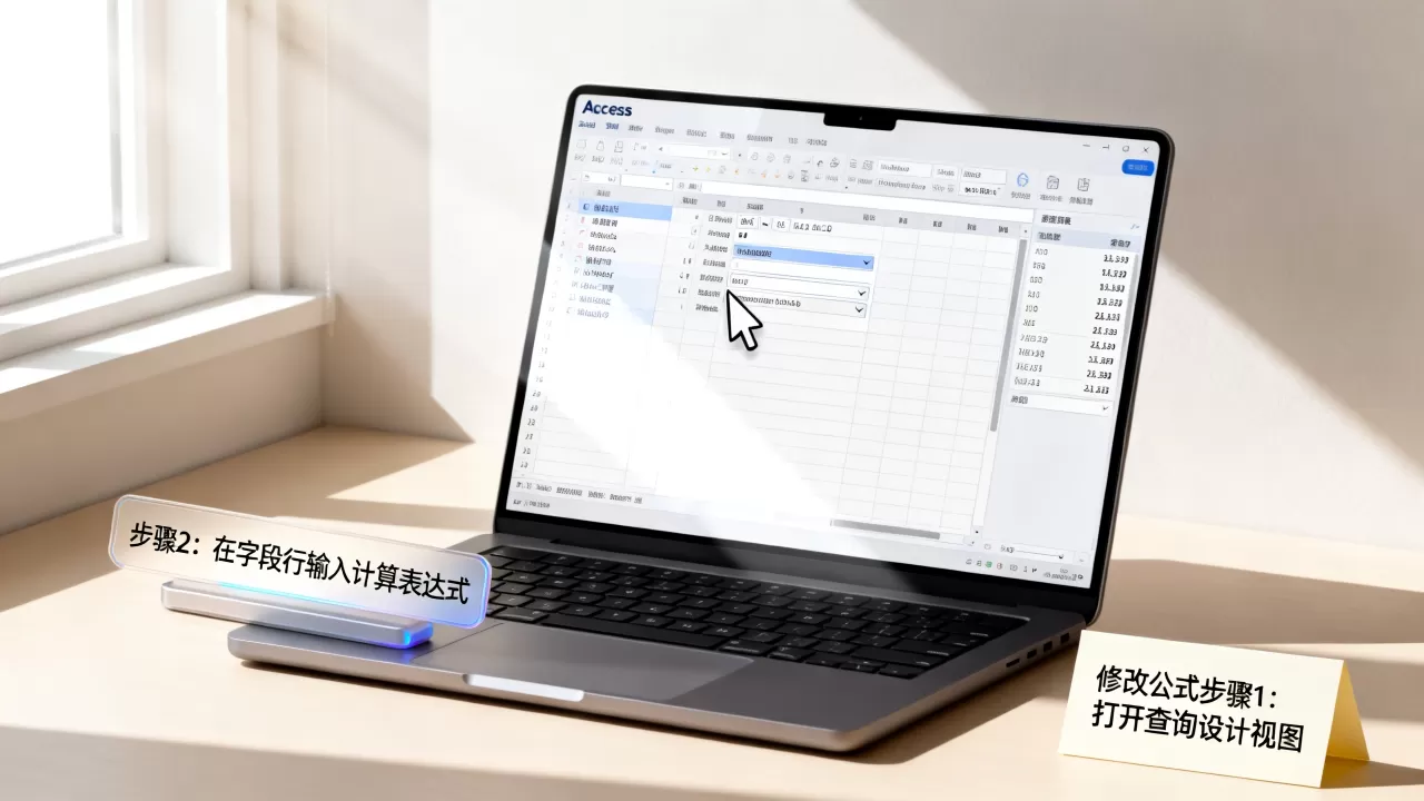 Access数据库修改公式怎么操作？Access数据库公式计算教程
