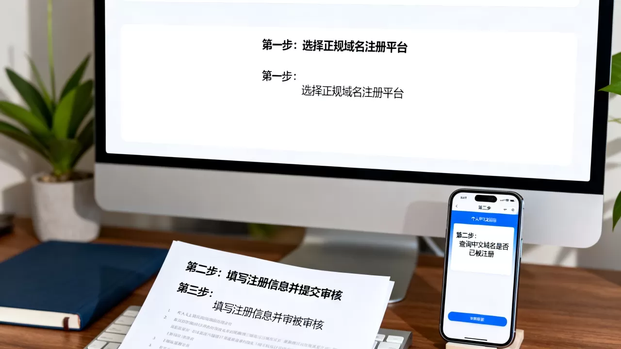 个人中文域名怎么注册？个人中文域名注册流程详解