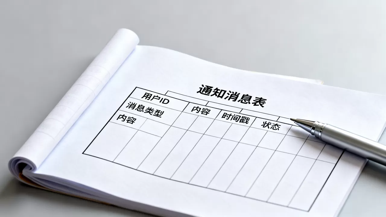 个人中心通知消息数据库怎么设计？通知消息表结构字段有哪些