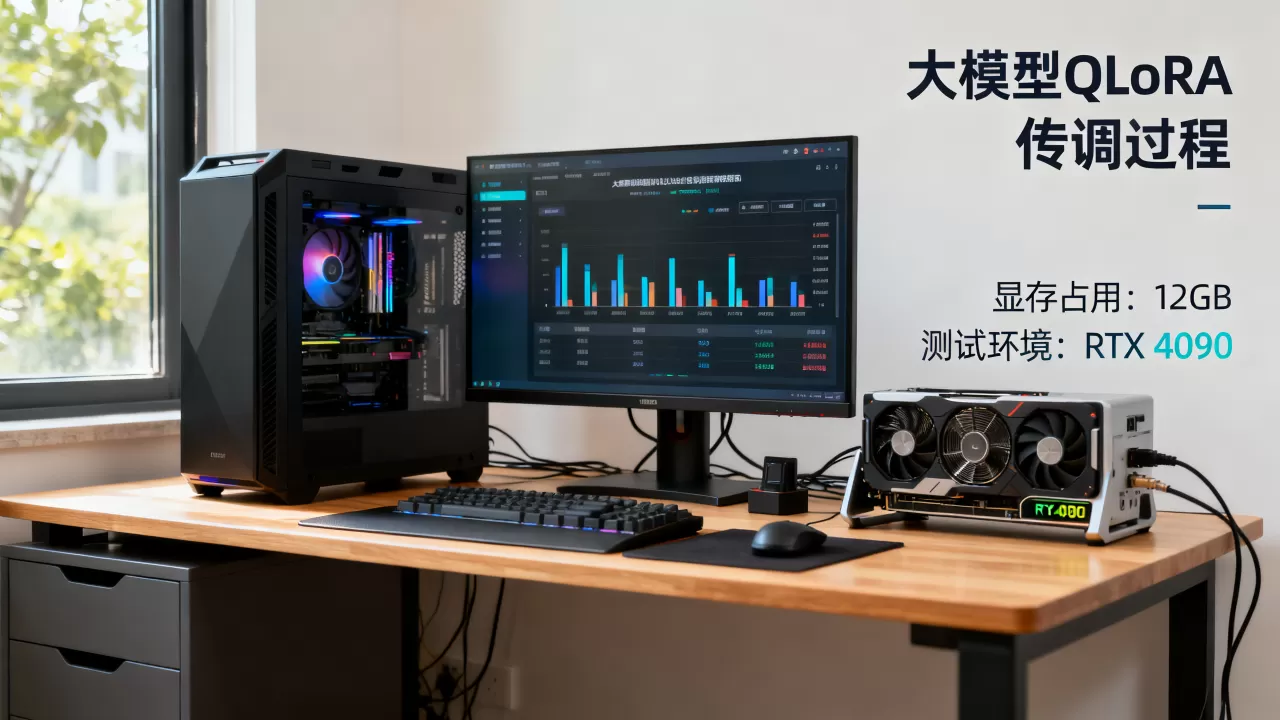 大模型QLoRA微调显存占用实测