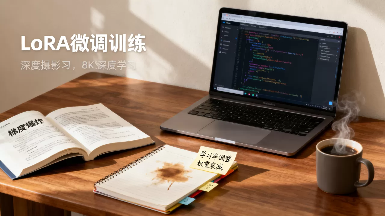 大模型LoRA微调梯度爆炸怎么办，如何解决LoRA训练梯度爆炸