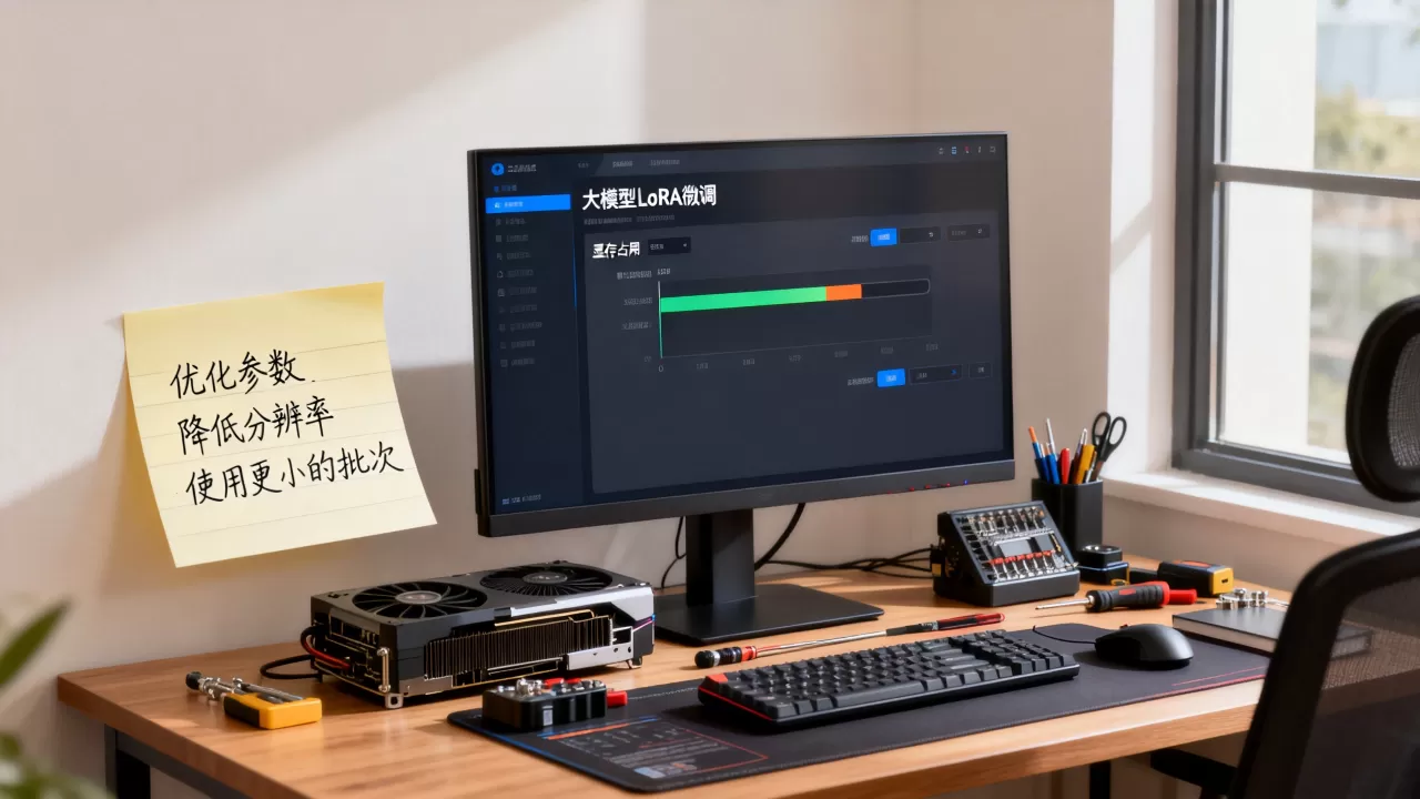 大模型LoRA微调显存不够怎么办，如何解决显存不足问题