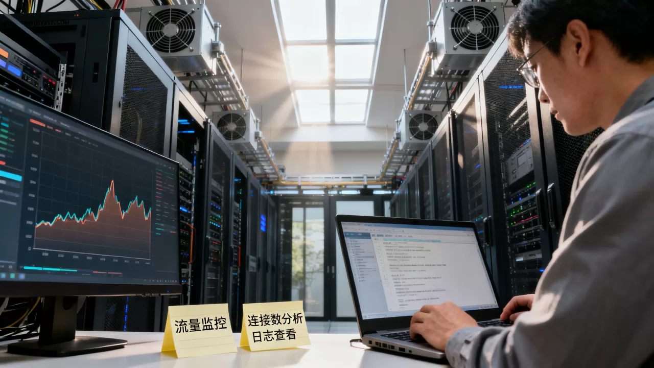 云服务器带宽跑满怎么排查原因