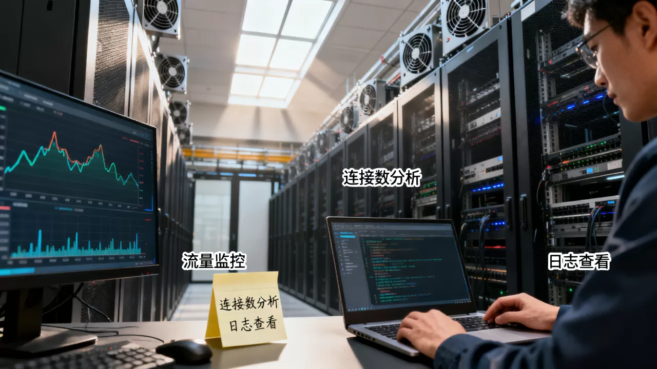 云服务器带宽跑满怎么排查原因