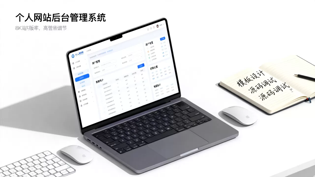 个人中心网站模板怎么做？个人网站后台管理系统源码