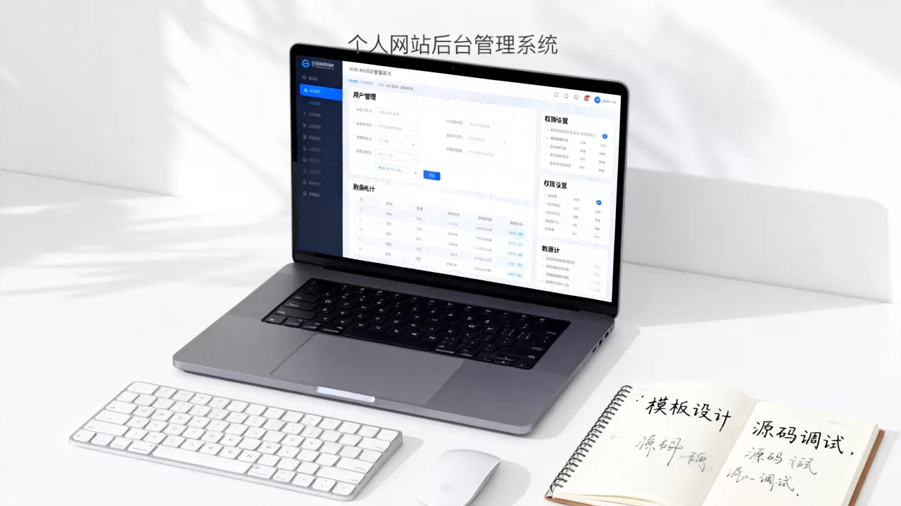 个人中心网站模板怎么做？个人网站后台管理系统源码