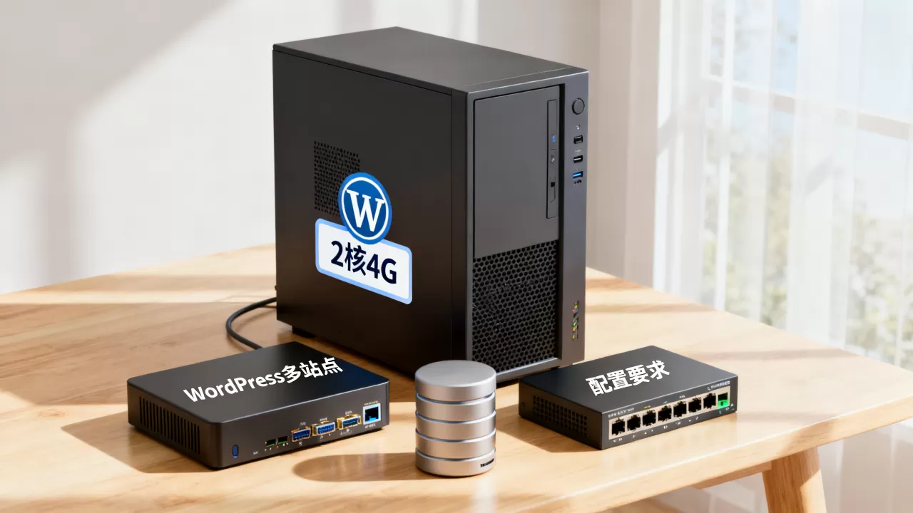 2核4G云服务器能跑WordPress多站点吗？WordPress多站点配置要求