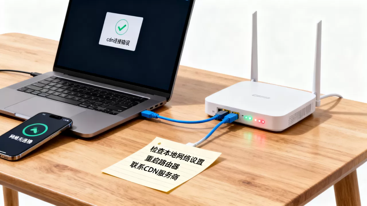 没网显示cdn怎么回事？如何快速修复cdn连接错误