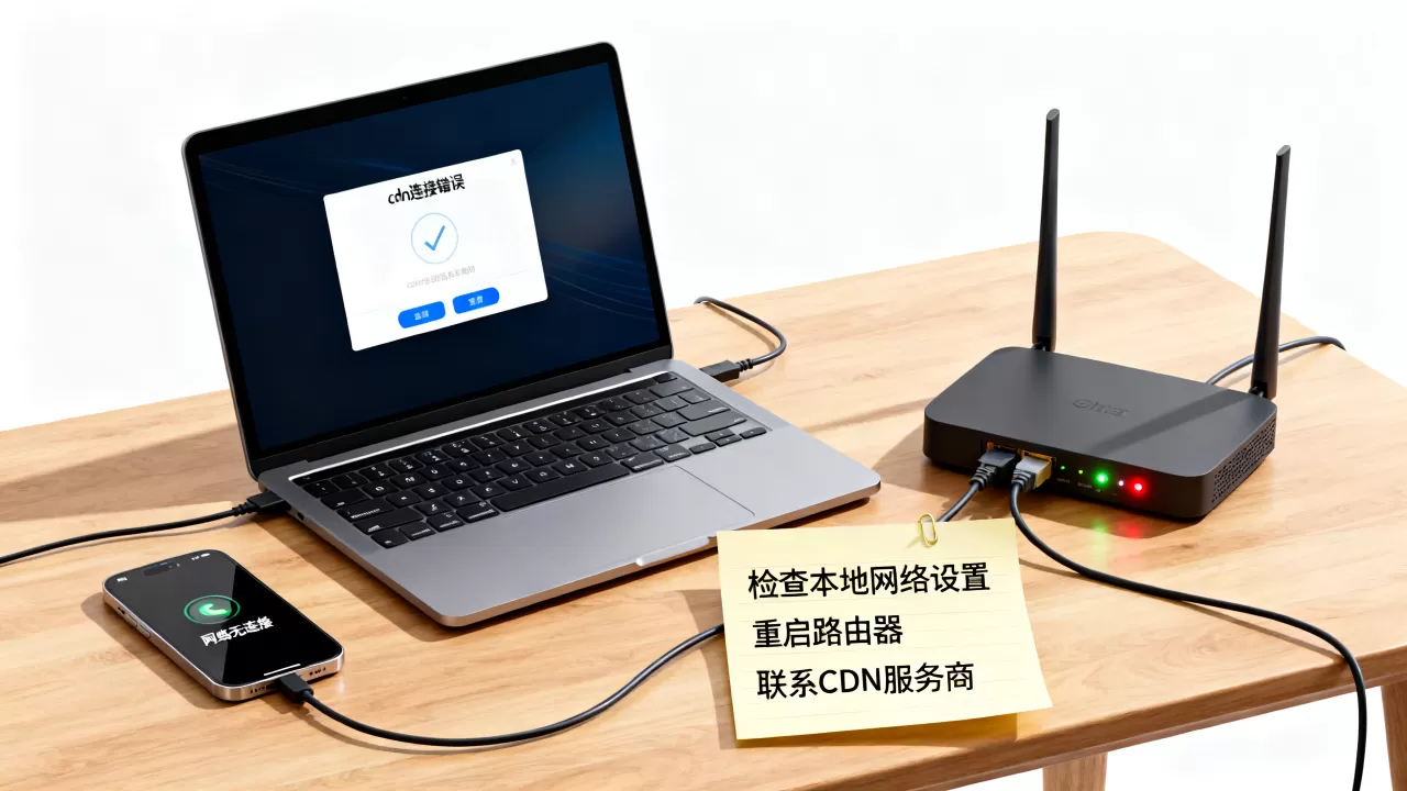 没网显示cdn怎么回事？如何快速修复cdn连接错误