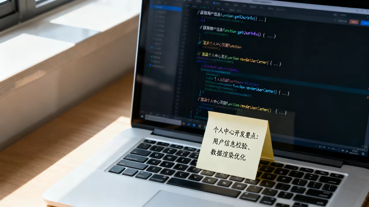 个人中心js代码怎么写？个人中心页面开发常用代码