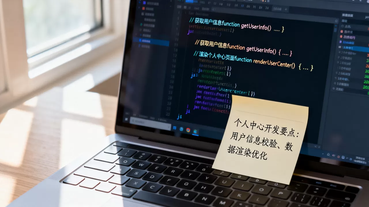 个人中心js代码怎么写？个人中心页面开发常用代码