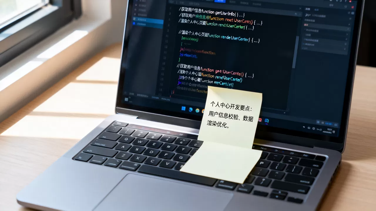个人中心js代码怎么写？个人中心页面开发常用代码