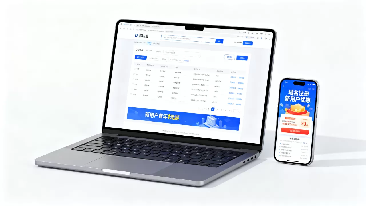 新网域名首年1元起是真的吗？域名注册新用户优惠