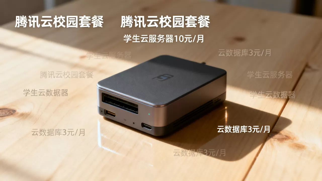 腾讯云校园套餐，学生云服务器10元/月，云数据库3元/月