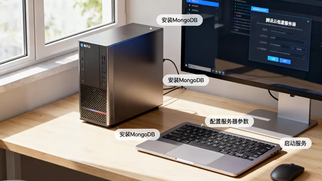 如何在腾讯云轻量服务器搭建MongoDB？搭建MongoDB教程