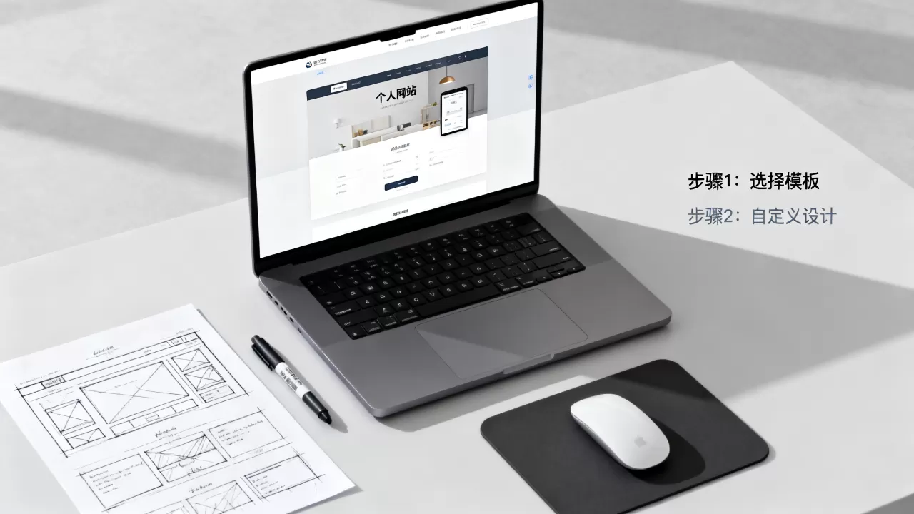 个人个性展示网站模板怎么制作？个人网站搭建教程