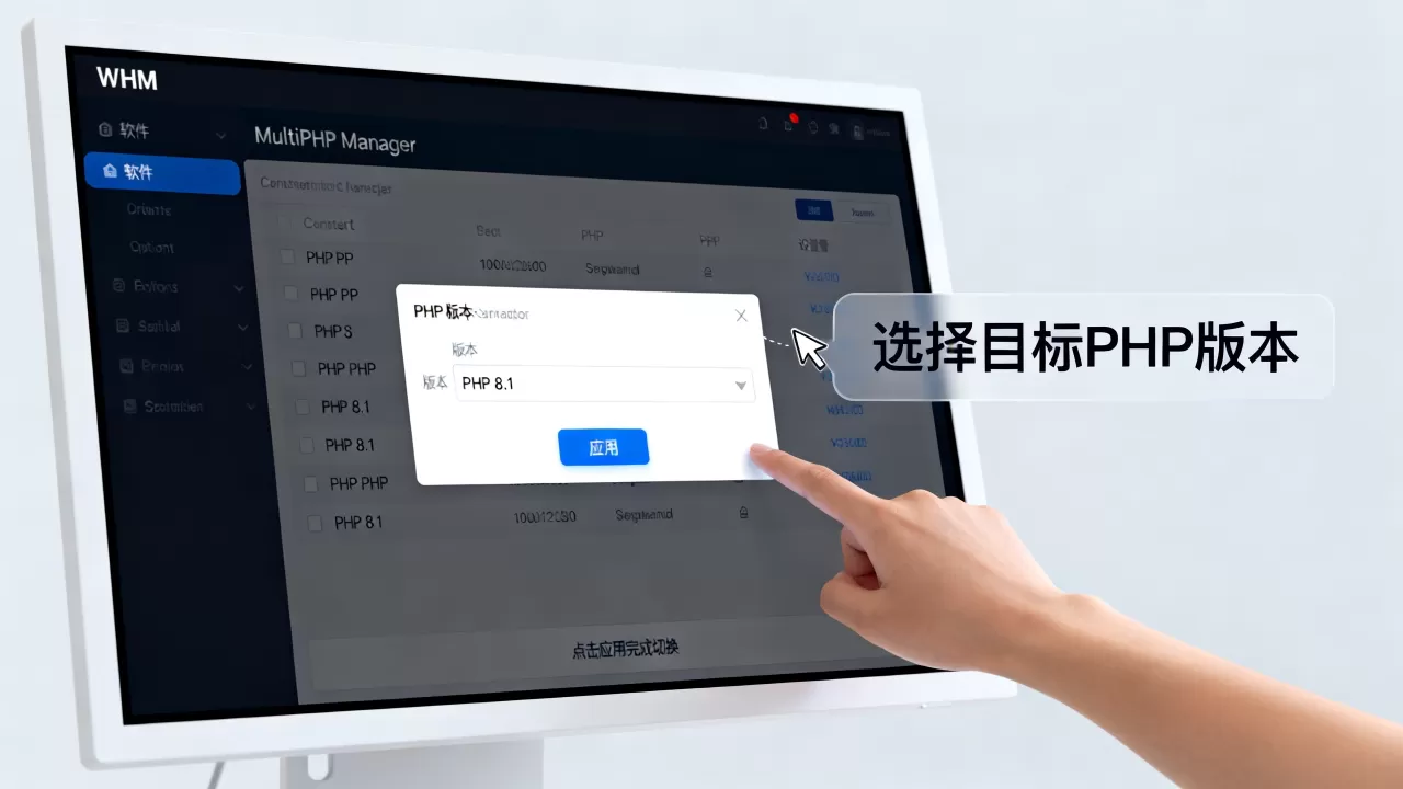 WHM面板怎么修改PHP版本？如何切换PHP版本