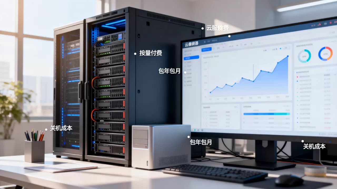 云服务器关机真的能省钱吗？按量付费和包年包月怎么选