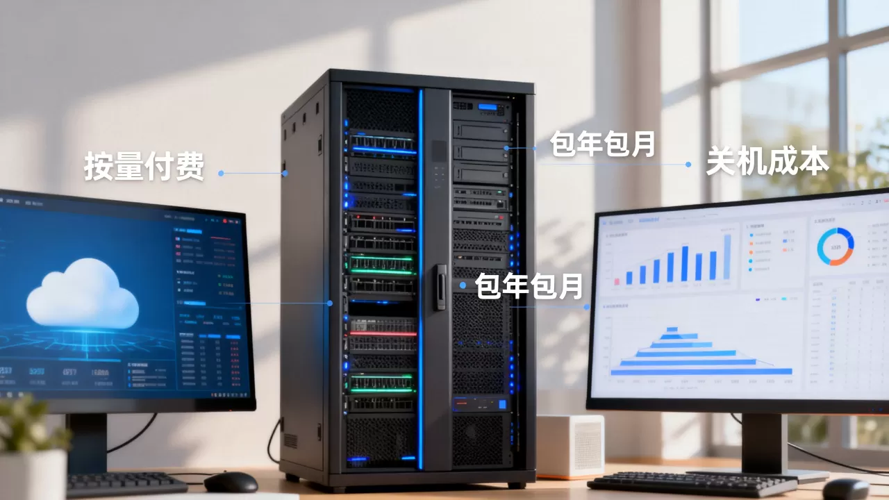 云服务器关机真的能省钱吗？按量付费和包年包月怎么选