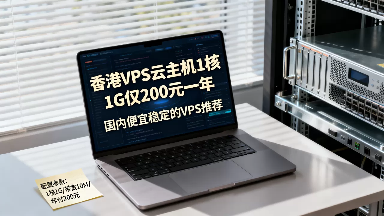 香港VPS云主机1核1G仅200元一年靠谱吗，国内便宜稳定的VPS推荐