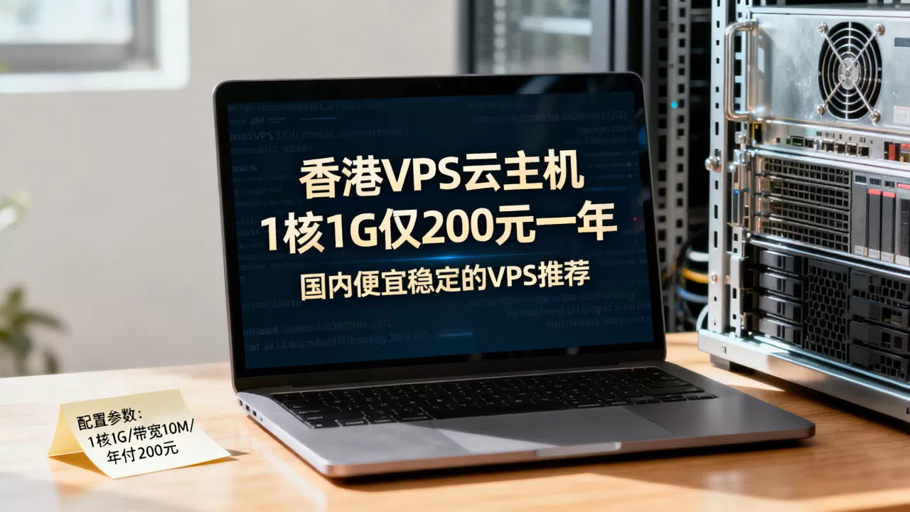 香港VPS云主机1核1G仅200元一年靠谱吗，国内便宜稳定的VPS推荐