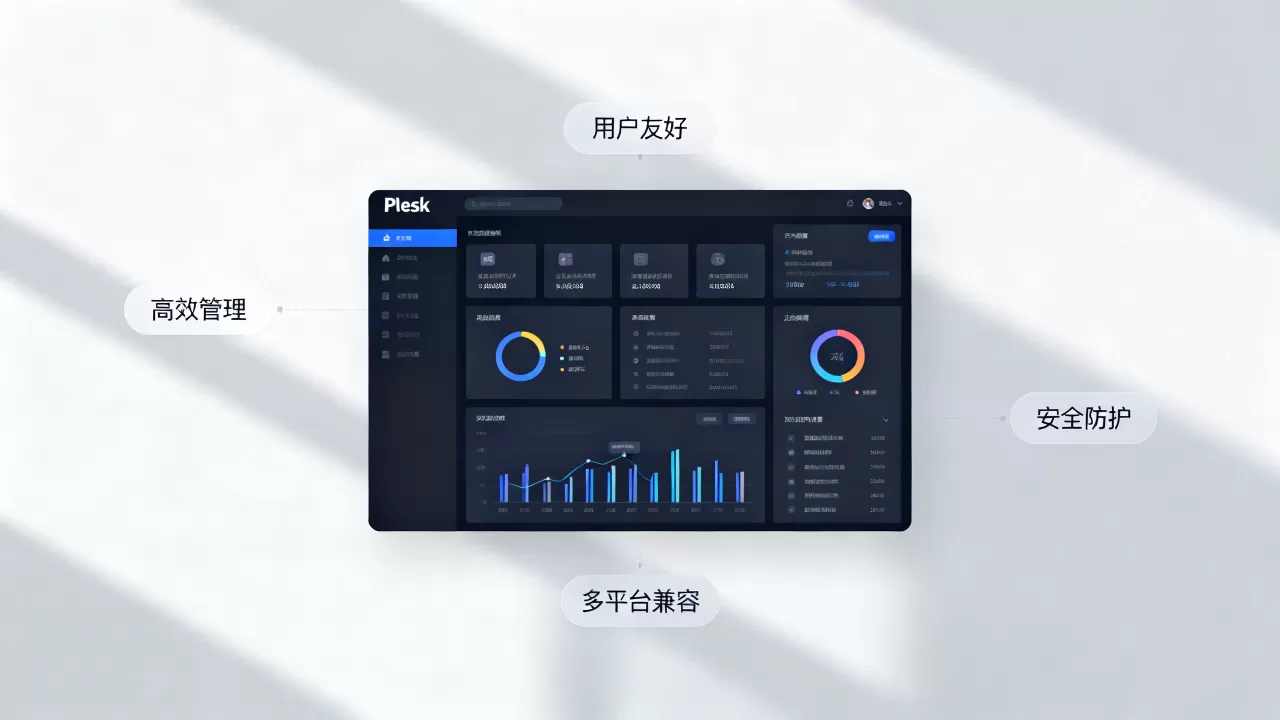 简述Plesk面板的四大核心优势