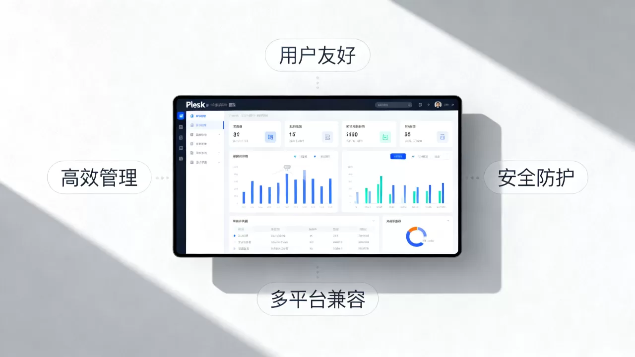 简述Plesk面板的四大核心优势