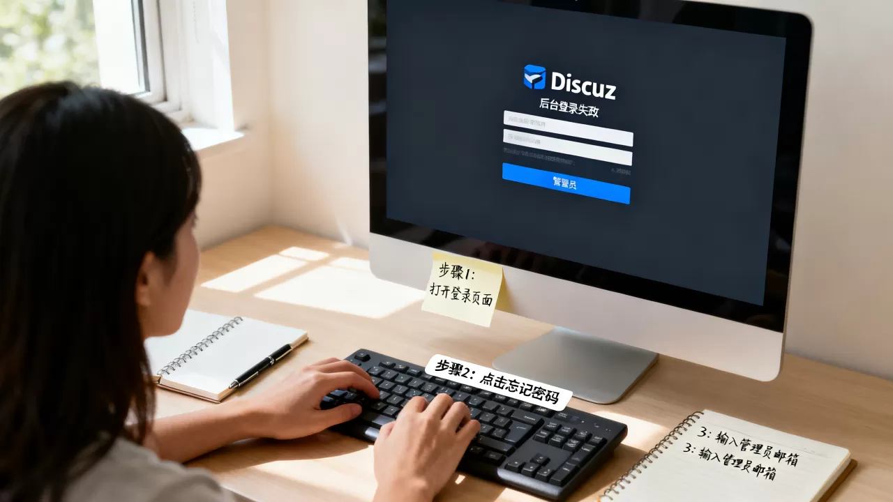 Discuz后台登录失败怎么办？管理员密码重置教程