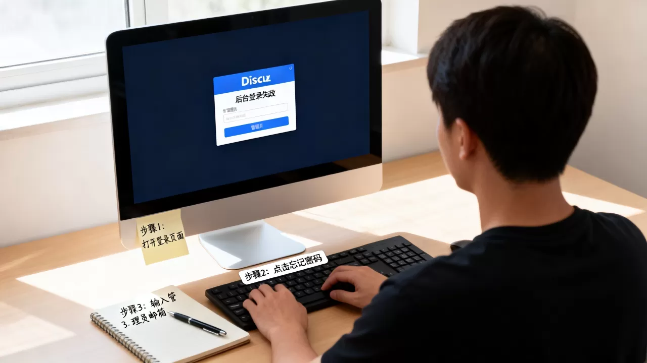 Discuz后台登录失败怎么办？管理员密码重置教程