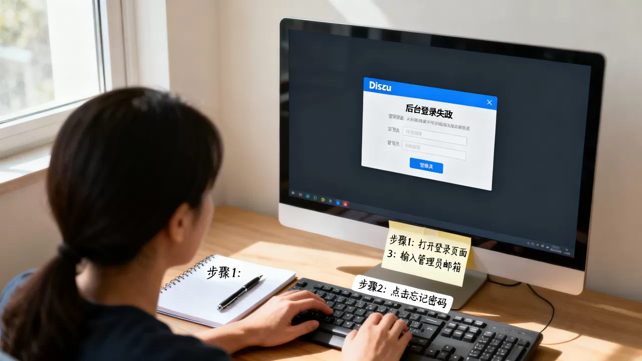 Discuz后台登录失败怎么办？管理员密码重置教程