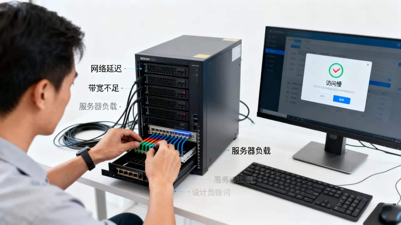 虚拟主机建站访问慢是为什么？虚拟主机访问速度慢怎么办