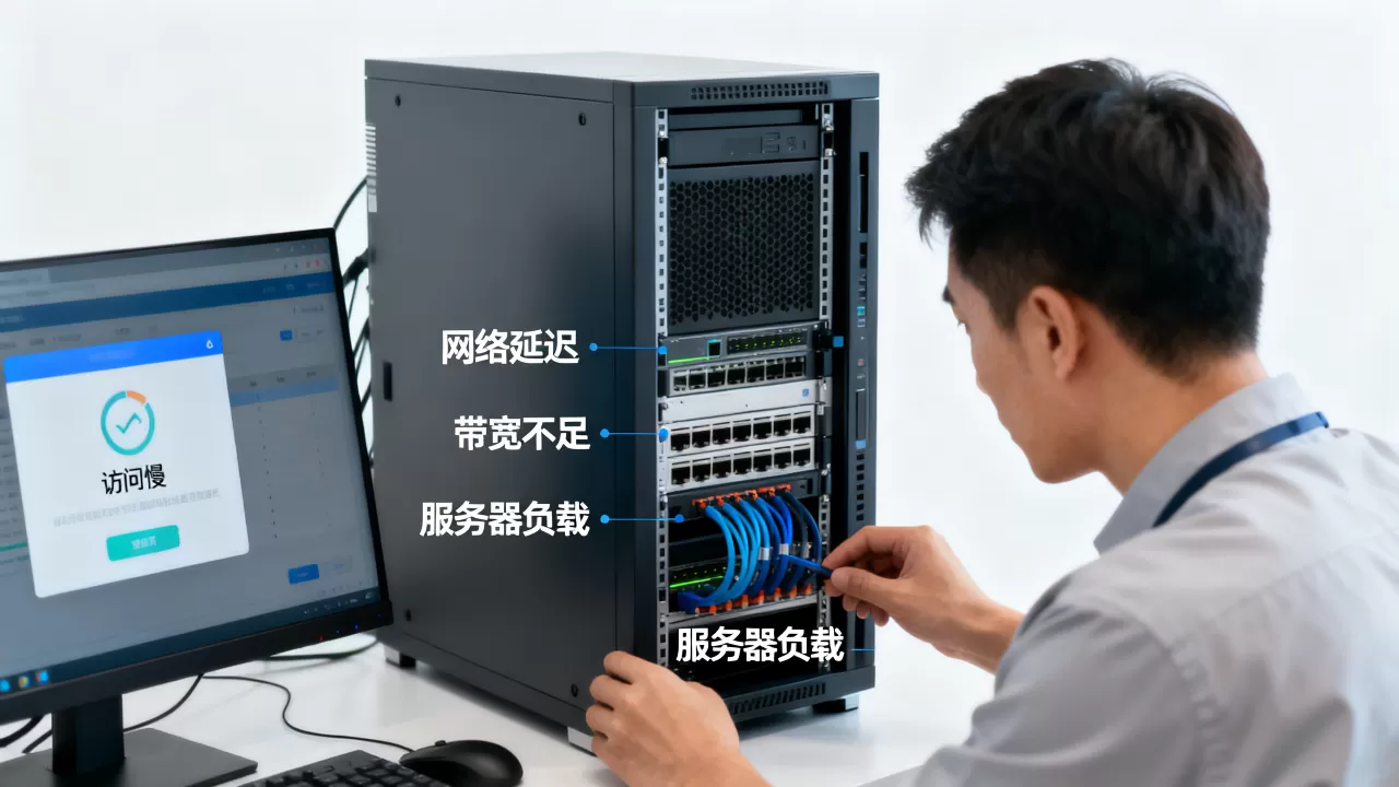 虚拟主机建站访问慢是为什么？虚拟主机访问速度慢怎么办