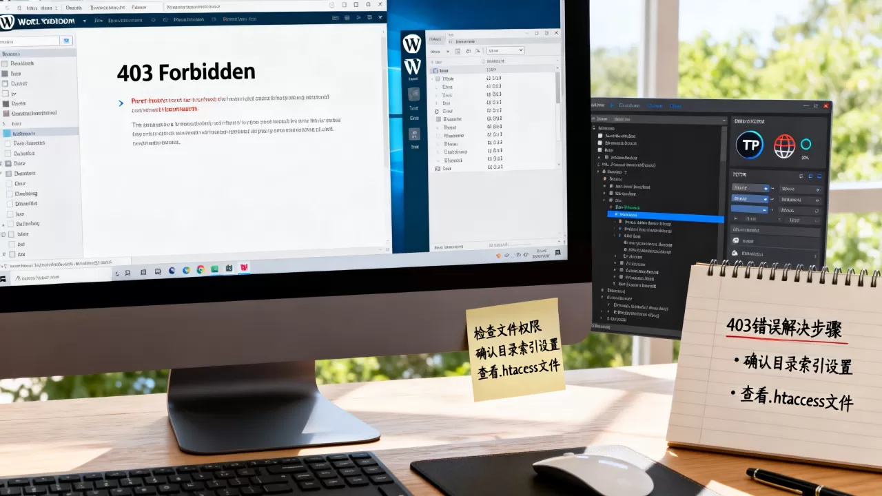 WordPress网站出现403 Forbidden错误怎么解决？网站403 forbidden错误怎么解决