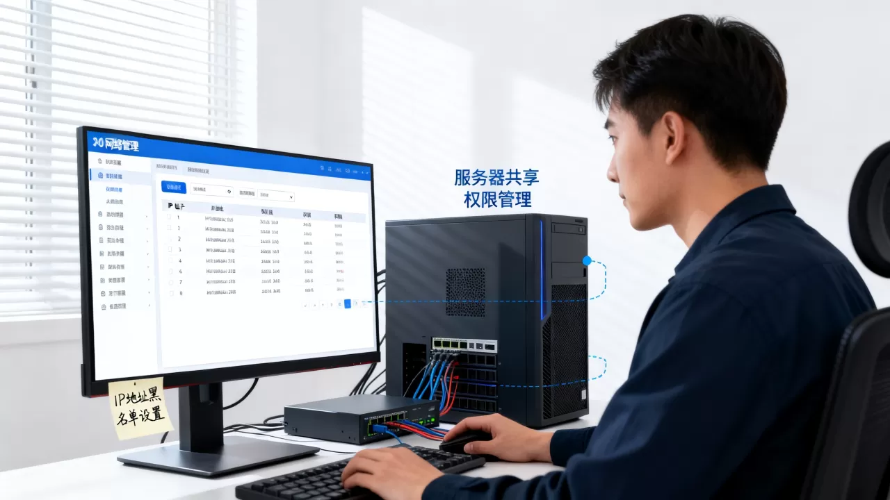 网管如何拉黑其他IP？服务器共享安全怎么保障