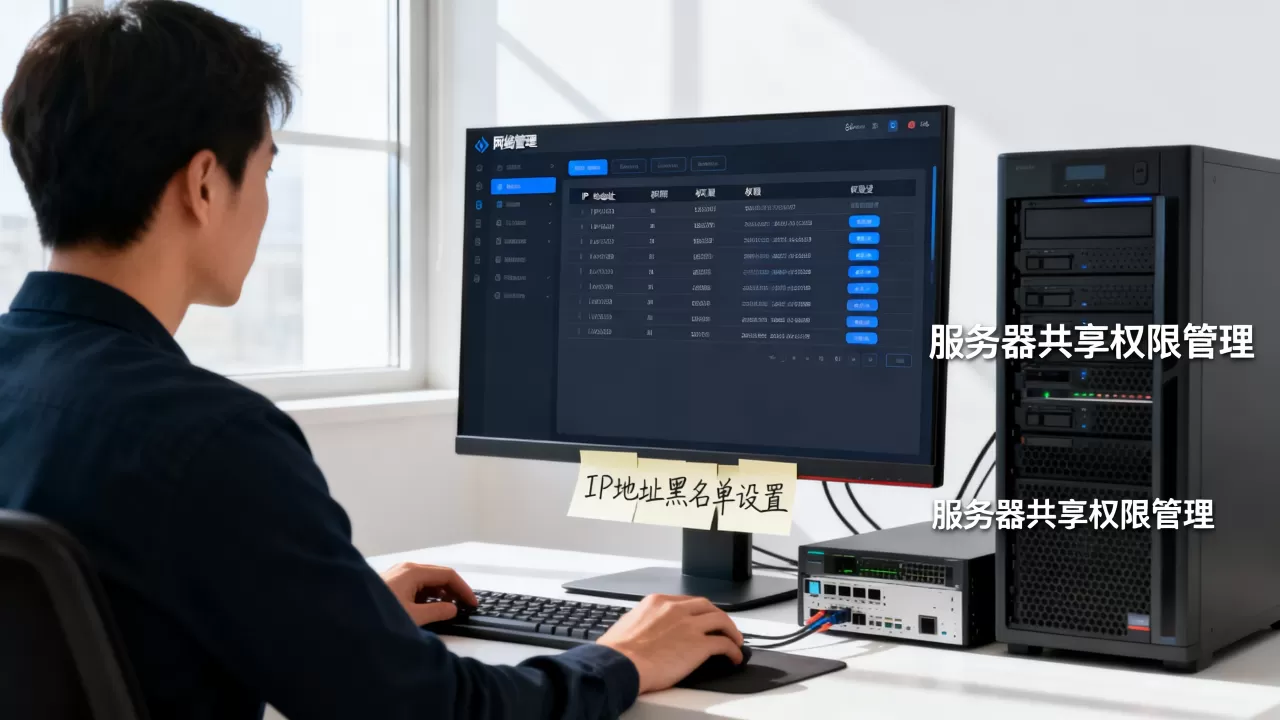 网管如何拉黑其他IP？服务器共享安全怎么保障