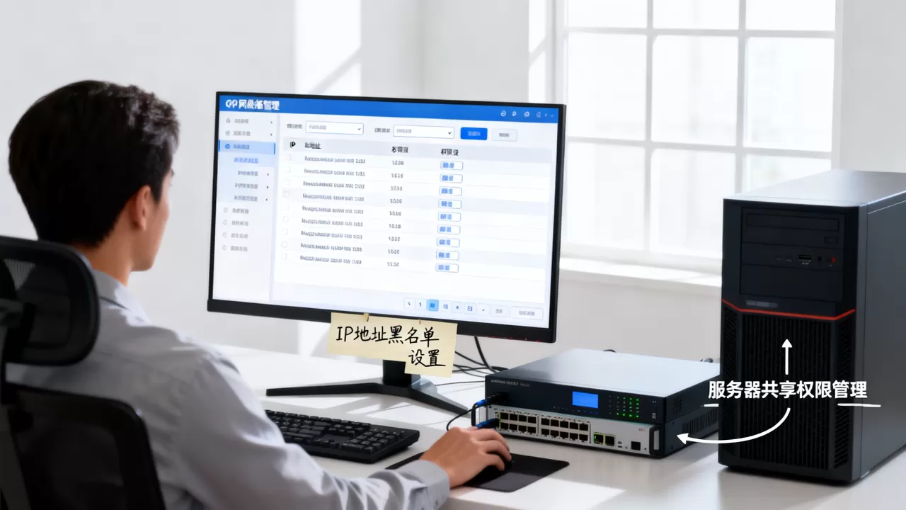 网管如何拉黑其他IP？服务器共享安全怎么保障