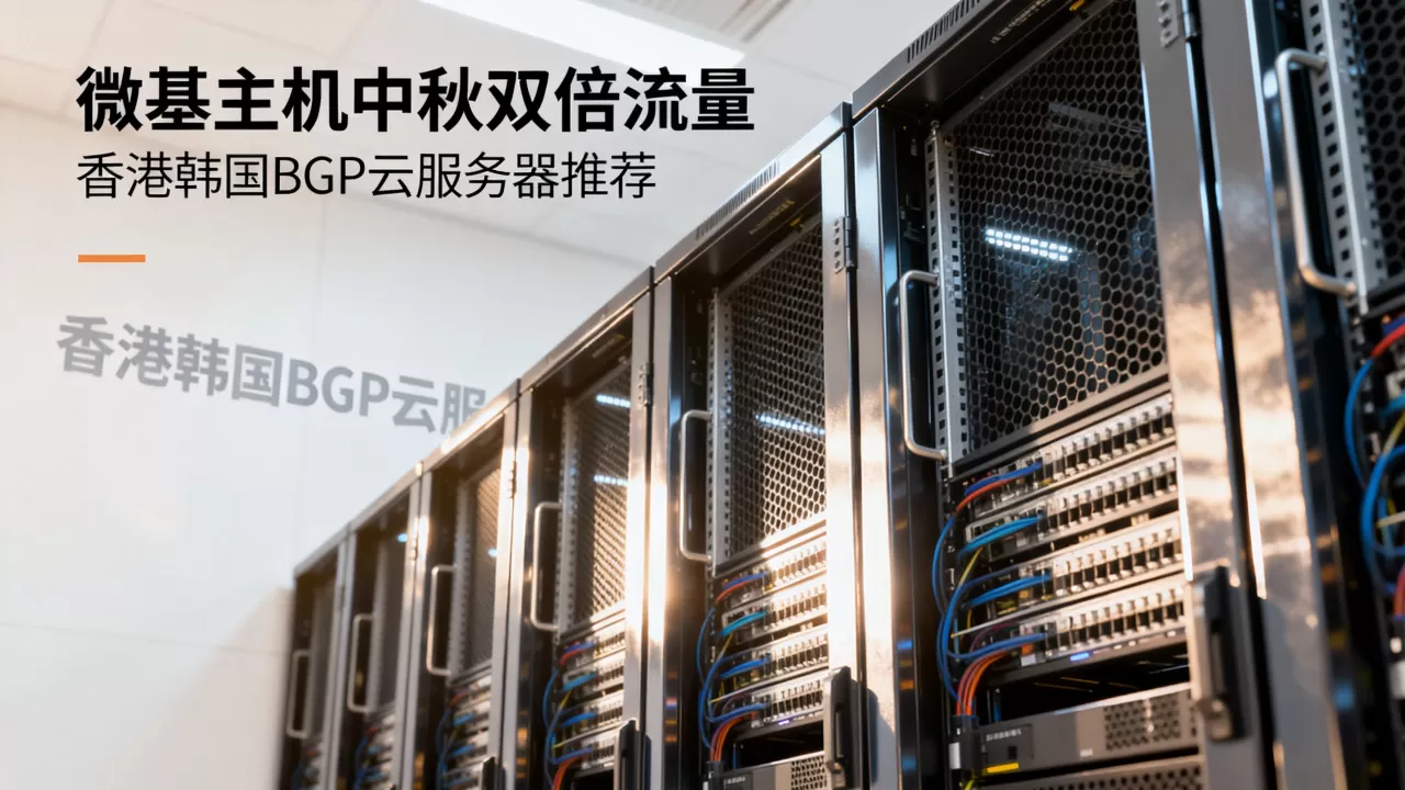 微基主机中秋双倍流量靠谱吗？香港韩国BGP云服务器推荐