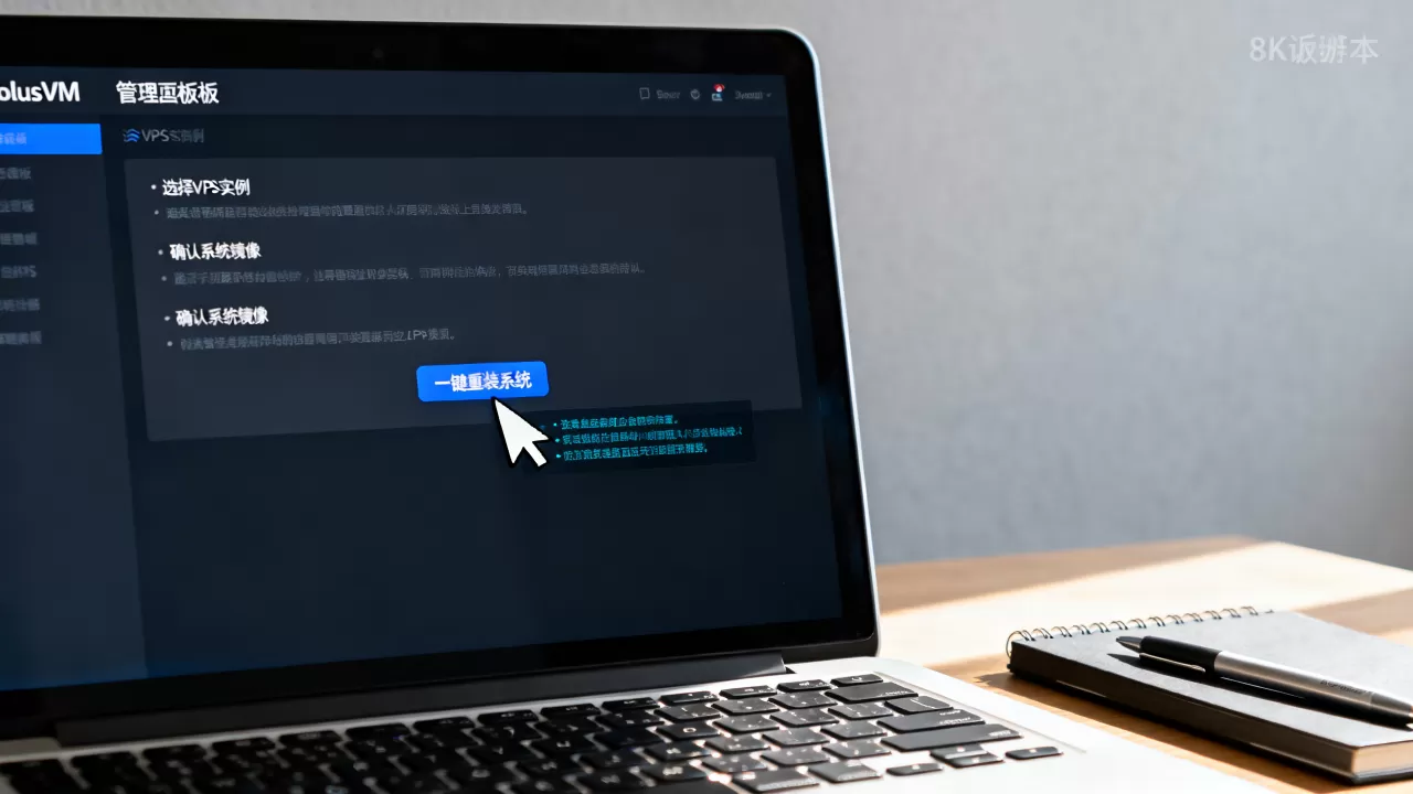 SolusVM管理面板怎么用？VPS一键重装系统教程